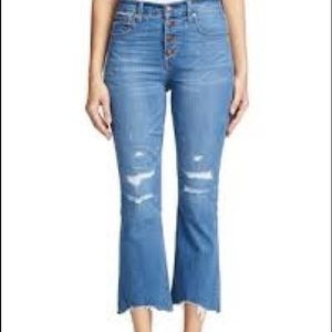 Madewell Button Front Boot Jeans